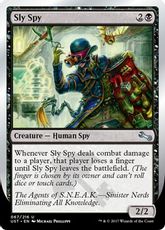 【Foil】《Sly Spy》(finger)[UST] 黒U