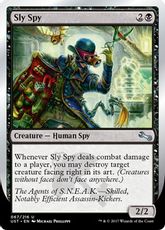 【Foil】《Sly Spy》(right)[UST] 黒U