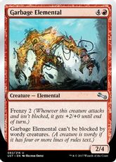 【Foil】《Garbage Elemental》(2/4)[UST] 赤U