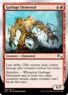 【Foil】《Garbage Elemental》(6/5)[UST] 赤U