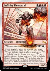 【Foil】《Infinity Elemental》[UST] 赤R