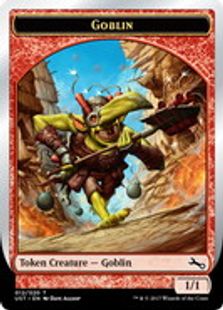 【Foil】(012)《ゴブリントークン/Goblin Token》[UST] 赤