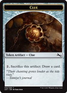 【Foil】(018)《手掛かりトークン/Clue token》[UST] 茶