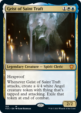 《聖トラフトの霊/Geist of Saint Traft》[VOC] 金R