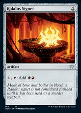 (166)《ラクドスの印鑑/Rakdos Signet》[VOC] 茶U