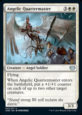 【Foil】(002)《天使の需品将校/Angelic Quartermaster》[VOW] 白U