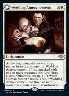 (045)《婚礼の発表/Wedding Announcement》/《婚礼の祭典/Wedding Festivity》[VOW] 白R