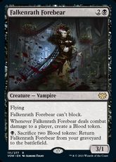 【Foil】■プレリリース■《ファルケンラスの先祖/Falkenrath Forebear》[VOW-PRE] 黒R