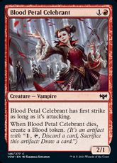 【Foil】(146)《血花の祝賀者/Blood Petal Celebrant》[VOW] 赤C