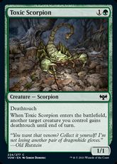 【Foil】(224)《毒蠍/Toxic Scorpion》[VOW] 緑C