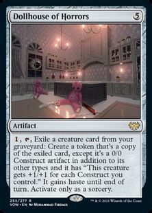 【Foil】(255)■プロモスタンプ付■《恐怖のドールハウス/Dollhouse of Horrors》[VOW] 茶R