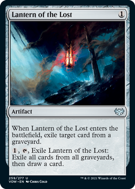 【Foil】(259)《失われし者のランタン/Lantern of the Lost》[VOW] 茶U