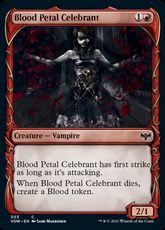 【Foil】(303)■ショーケース■《血花の祝賀者/Blood Petal Celebrant》[VOW-BF] 赤C