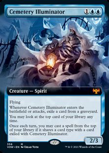 (356)■拡張アート■《墓所の照光者/Cemetery Illuminator》[VOW-BF] 青R