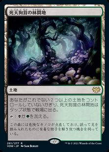 (261)《死天狗茸の林間地/Deathcap Glade》[VOW] 土地R