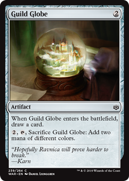 【Foil】《ギルド球/Guild Globe》[WAR] 茶C