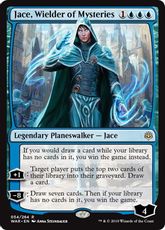 【Foil】■プレリリース■《神秘を操る者、ジェイス/Jace, Wielder of Mysteries》[WAR-PRE] 青R