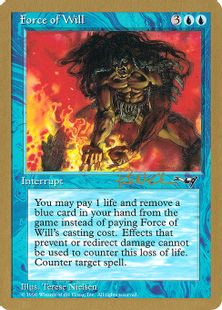 【金枠】《意志の力/Force of Will》[WC97] 青 Paul Mccabe