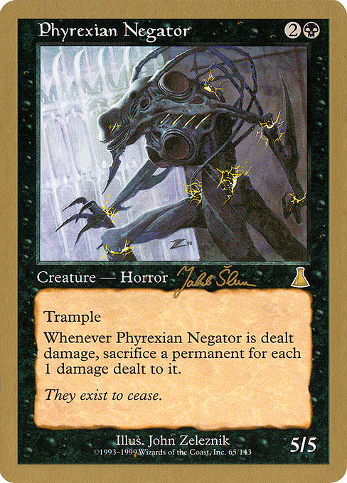 ファイレクシアの抹殺者　foil mtg phyrexian negatorNCN