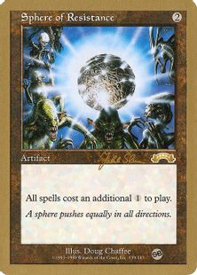 【金枠】《抵抗の宝球/Sphere of Resistance》[WC99] 茶 Jakub Slemr(SB)