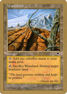 【金枠】《不毛の大地/Wasteland》[WC99] 土地 Jakub Slemr
