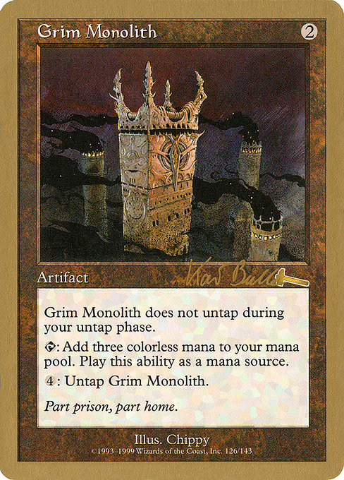 厳かなモノリス/Grim Monolith》[ULG] 茶R / EN-