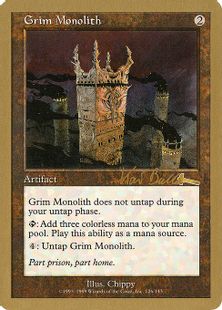 【金枠】《厳かなモノリス/Grim Monolith》[WC99] 茶 Kai Budde