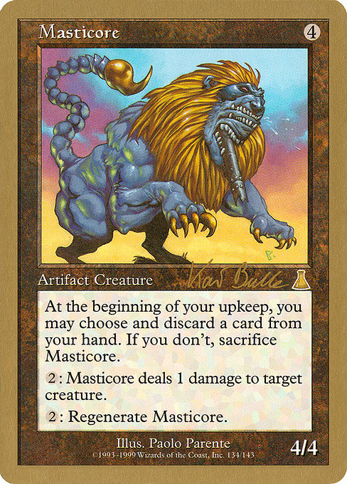 【Foil】《マスティコア/Masticore》[UDS] 茶R | 日本最大級 MTG