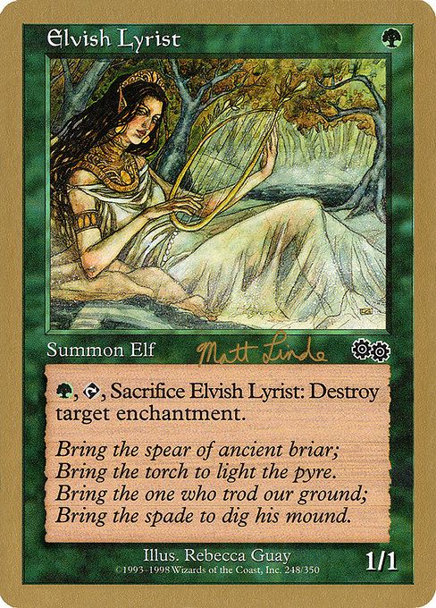エルフの抒情詩人/Elvish Lyrist》[8ED] 緑U | 日本最大級 MTG通販 