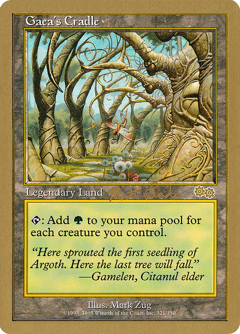 ガイアの揺籃の地/Gaea's Cradle》[USG] 土地R | 日本最大級 MTG通販