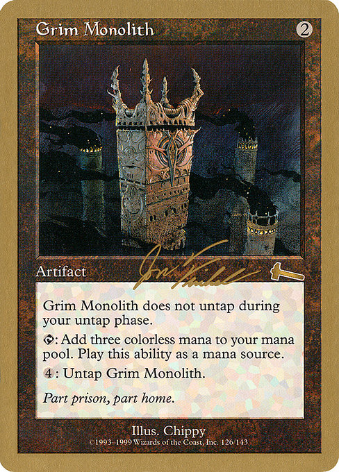 厳かなモノリス/Grim Monolith》[ULG] 茶R | 日本最大級 MTG通販サイト