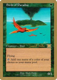 【金枠】《極楽鳥/Birds of Paradise》[WC00] 緑 Janosch Kuhn