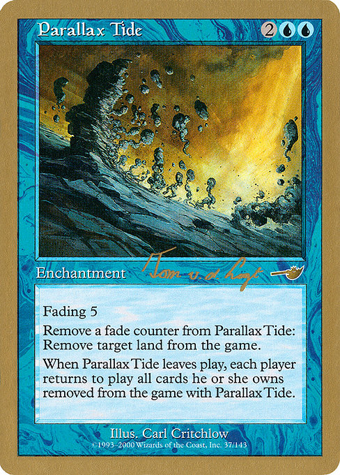 Foil】《パララクスの潮流/Parallax Tide》[NEM] 青R | 日本最大級 MTG 