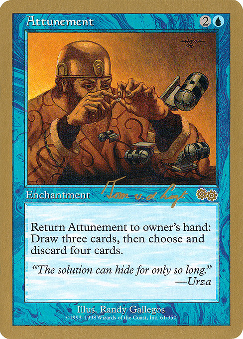 【金枠】《調律/Attunement》[WC00] 青 Tom Van De Logt