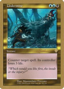 金枠】《蝕み/Undermine》[WC01] 金 Antoine Ruel | 日本最大級 MTG 