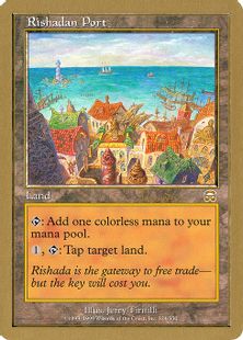 金枠】《リシャーダの港/Rishadan Port》[WC01] 土地 Jan Tomcani(324 