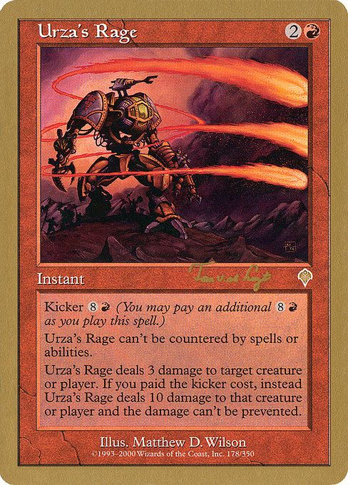 Foil】《ウルザの激怒/Urza's Rage》[PvC] 赤R | 日本最大級 MTG通販 