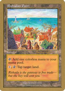 【金枠】《リシャーダの港/Rishadan Port》[WC01] 土地 Tom van de Logt (2001)(324)