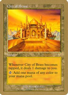 【金枠】《真鍮の都/City of Brass》[WC02] 土地 Brian Kibler