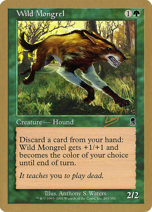 野生の雑種犬/Wild Mongrel》[ODY] 緑C | 日本最大級 MTG通販サイト