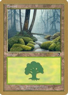 【金枠】《森/Forest》[WC02] 土地 Raphael Levy(328)