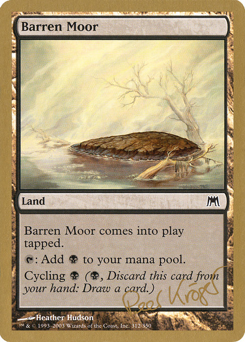 Foil】《やせた原野/Barren Moor》[ONS] 土地C | 日本最大級 MTG通販