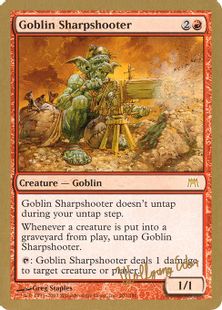 金枠】《ゴブリンの名手/Goblin Sharpshooter》[WC03] 赤 Wolfgang 