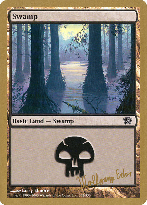 金枠 沼/Swamp WC03 土地 Wolfgangの商品検索 | 日本最大級 MTG通販