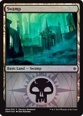 【Foil】《沼/Swamp》(Ravnica Weekend Orzhov)[Ravnica Weekend Orzhov] 土地