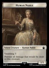 【サージ・Foil】(039)《人間・貴族トークン/Human Noble Token》[WHO] 白