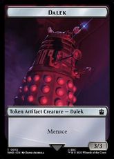 【サージ・Foil】(044)《ダーレクトークン/Dalek Token》[WHO] 黒