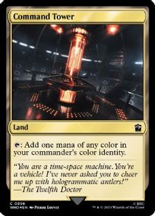 【サージ・Foil】(856)《統率の塔/Command Tower》[WHO] 土地C