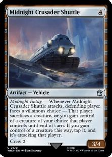 (179)《ミッドナイト・クルセイダー・シャトル/Midnight Crusader Shuttle》[WHO] 茶U