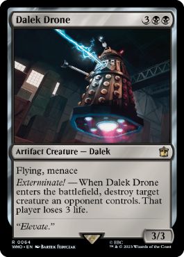 (064)《ダーレクのドローン/Dalek Drone》[WHO] 黒R